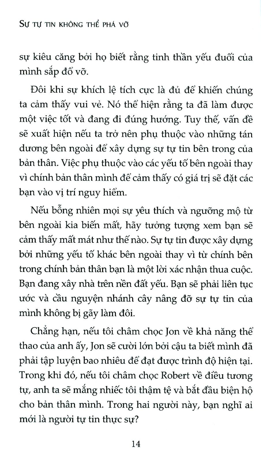 Sự Tự Tin Không Thể Phá Vỡ