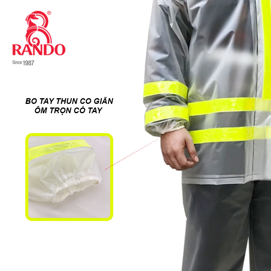 Áo Mưa Bộ Cảnh Sát Giao Thông, Có Phản Quang Trong Suốt