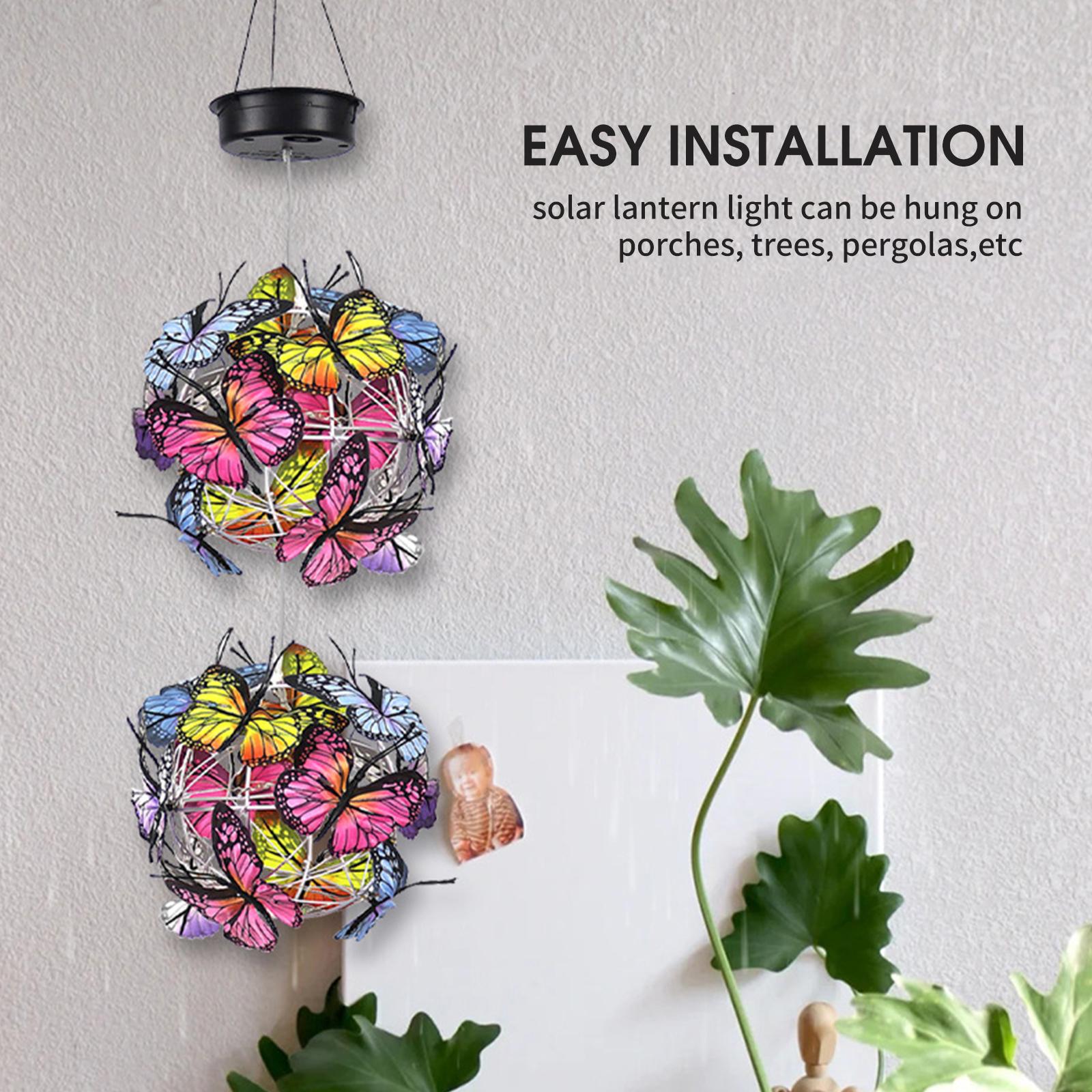 Đèn Lồng Treo Led Trang Trí Thay Đổi 7 Màu