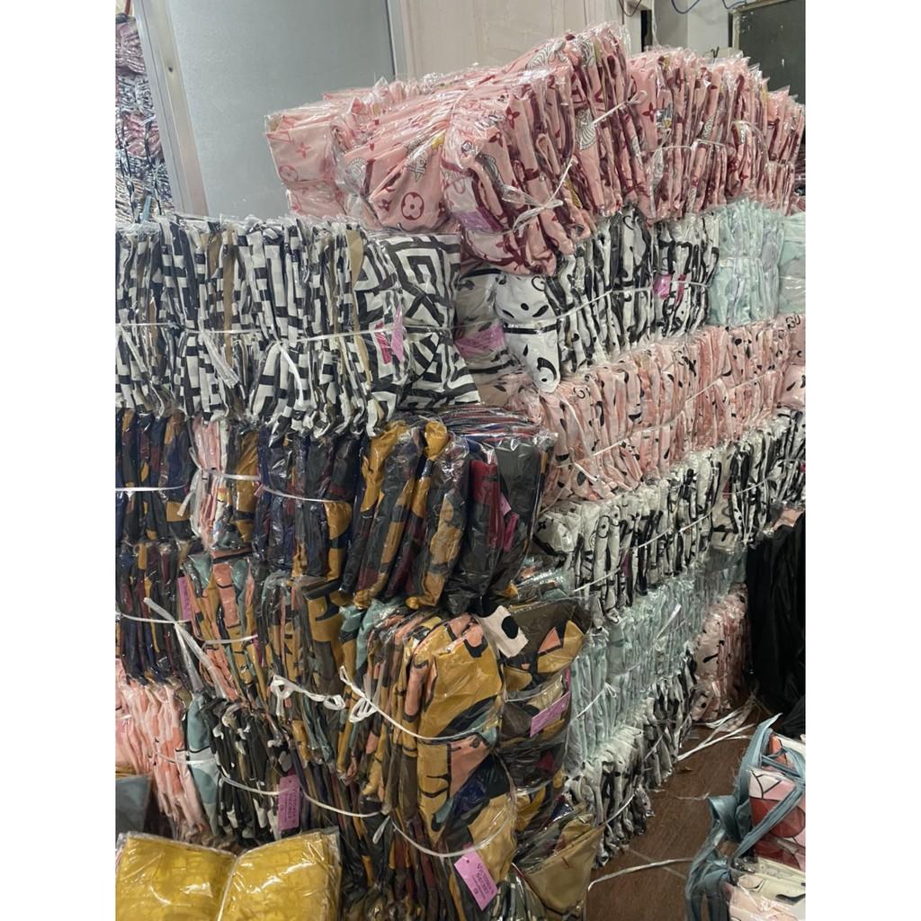 Bộ pijama lụa satin cổ tròn vải mềm-mịn-mát thấm hút mồ hôi tốt