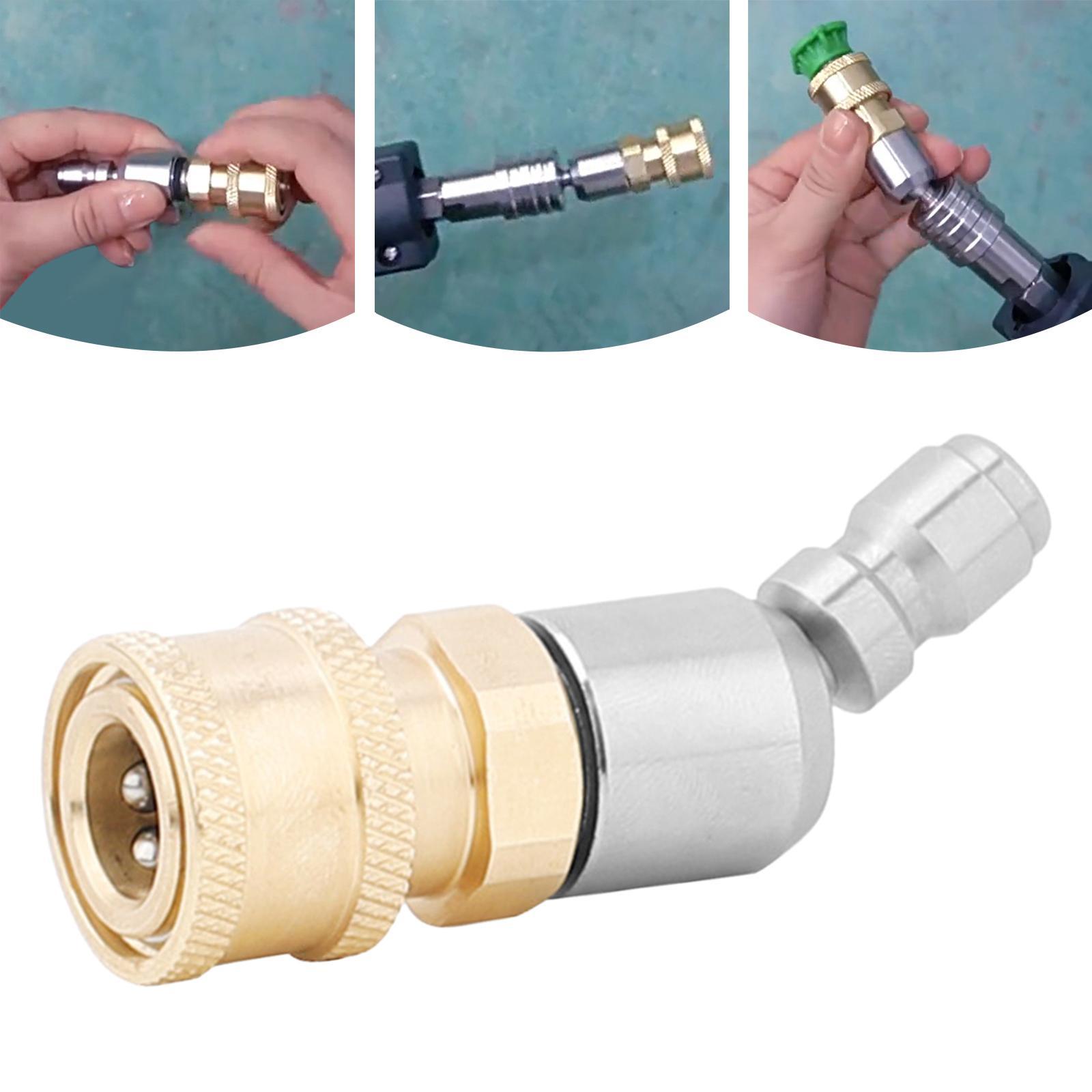 1/4” Pressure Washer Quick Connect Coupler, Female Quick Connect Fittings Pressure Washer Adapters
