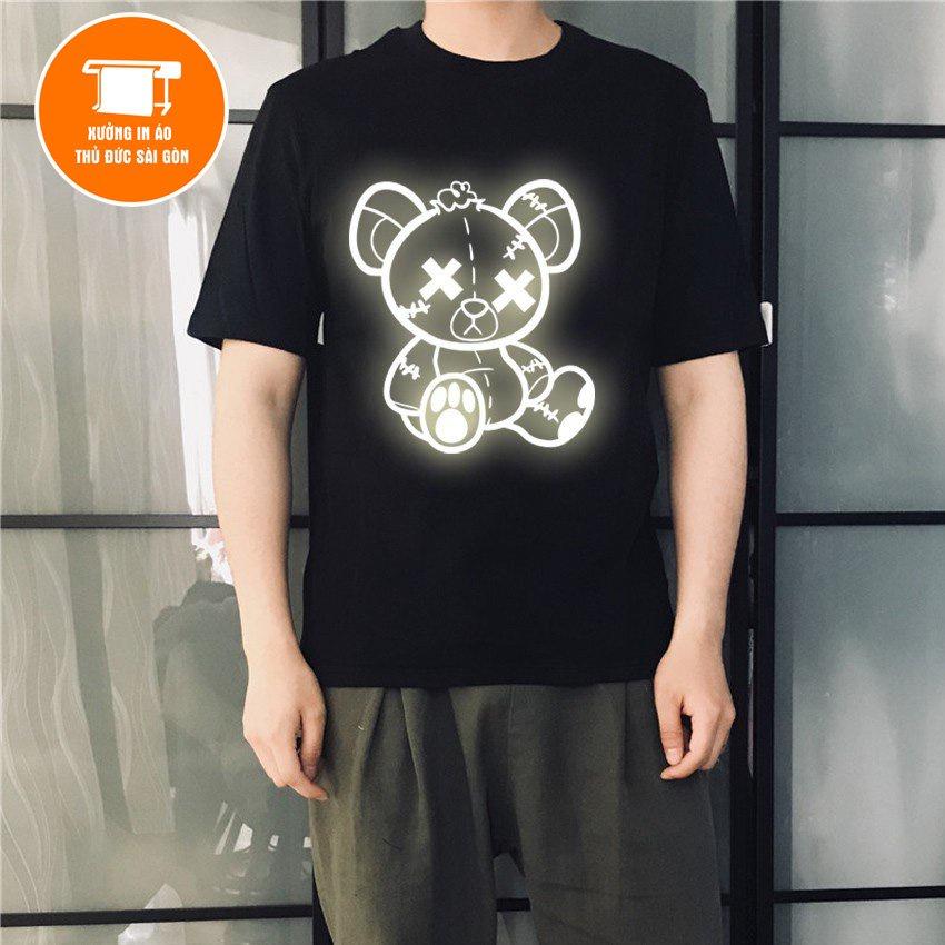 Áo Thun Phản Quang Bạc Phản Quang 7 màu TEDDY XX Cotton Unisex Nam Nữ Đẹp, Xưởng In Áo Thủ Đức