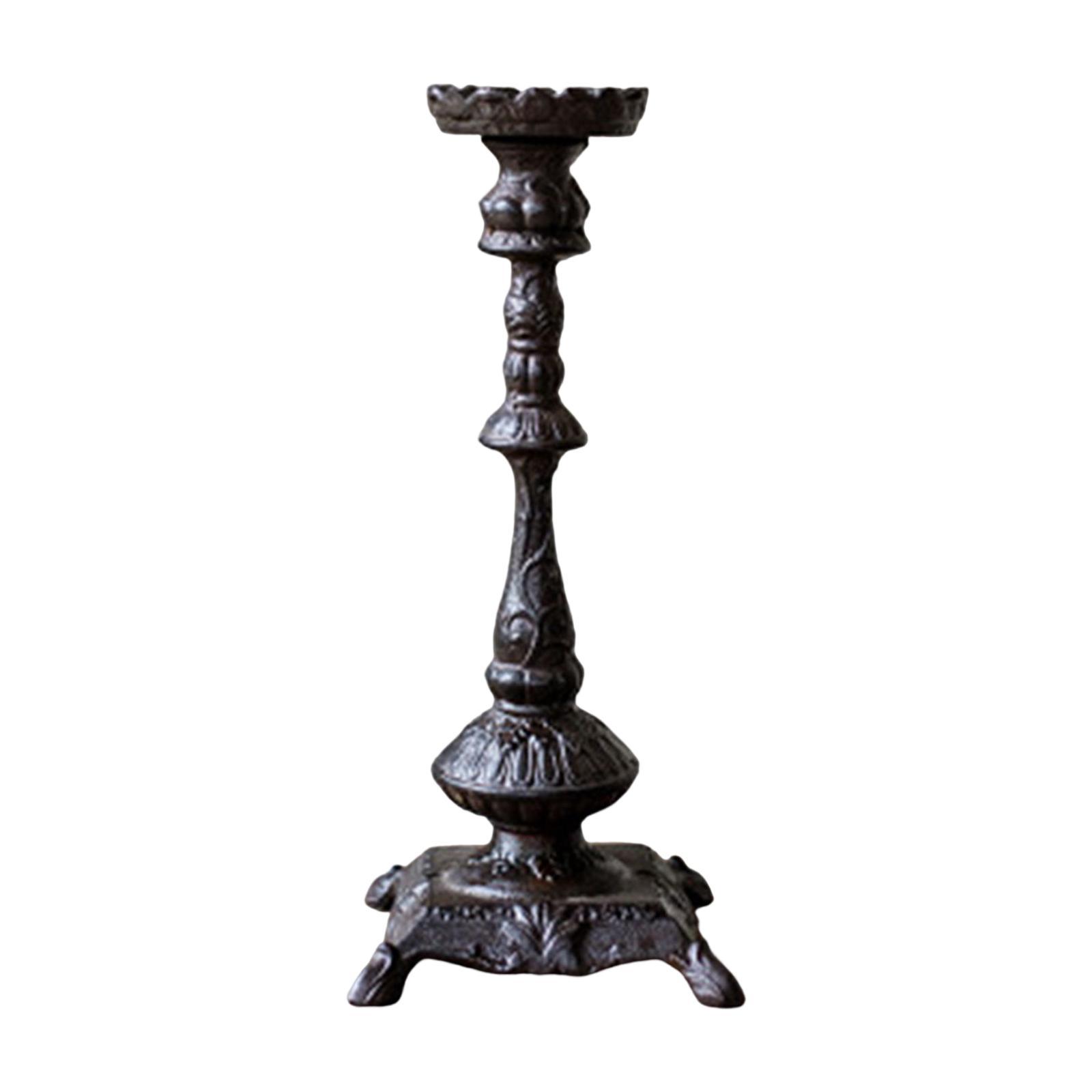 Metal Candelabra Rustic for Candlelight Dinner Props Dining Table Decor