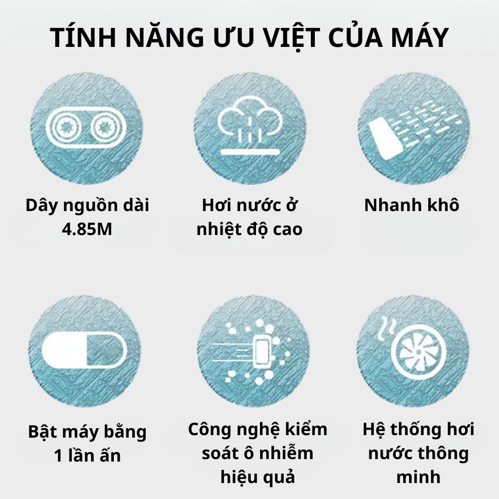 Máy lau nhà hơi nước Lumabella LB-63031 công suất cao 2000W, áp suất cao, thiết kế thông minh, dễ dùng, làm nóng nhanh - DELIYA - HÀNG CHÍNH HÃNG