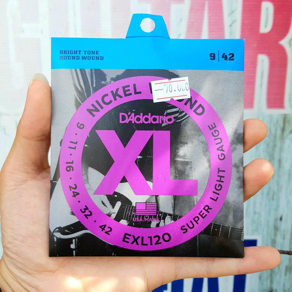 Dây đàn Guitar điện D'Addario EXL110 - EXL120 | MADE IN CHINA | 1 bộ - 6 dây |