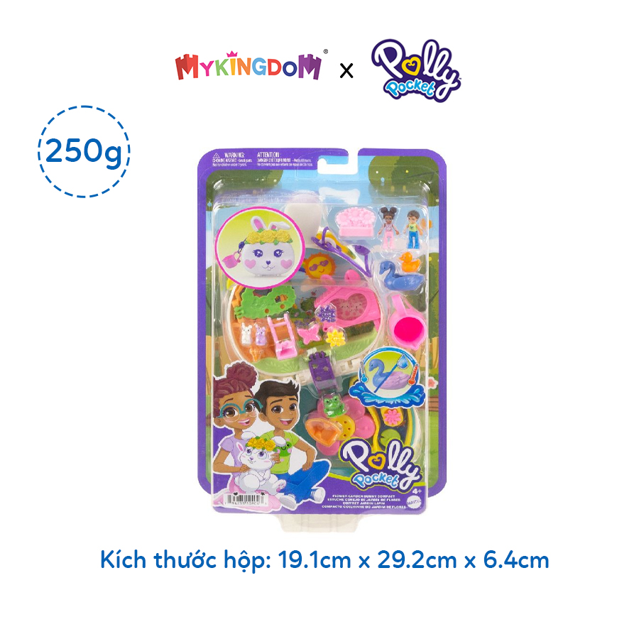 Đồ Chơi Khu Vườn Thỏ Ngọc POLLY POCKET HKV36/FRY35