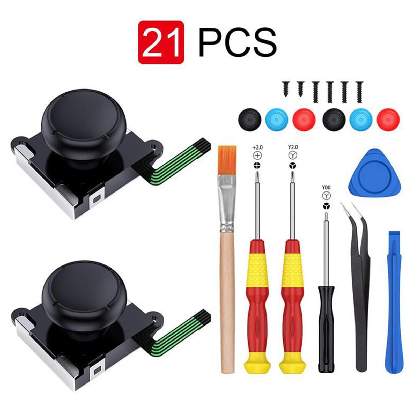 2x 3D Analog Joystick Button Rocker Set for  Switch  Game Pad