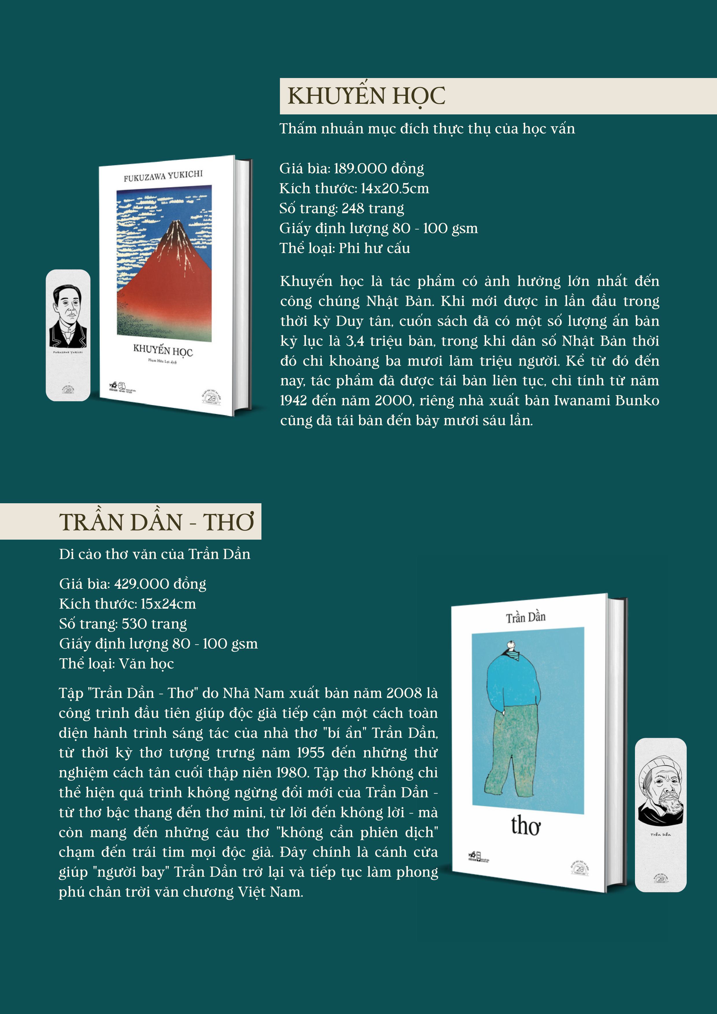 TRỌN BỘ 20 ẤN PHẨM ĐẶC BIỆT KỶ NIỆM 20 NĂM NHÃ NAM - Nhiều tác giả - Nhã Nam