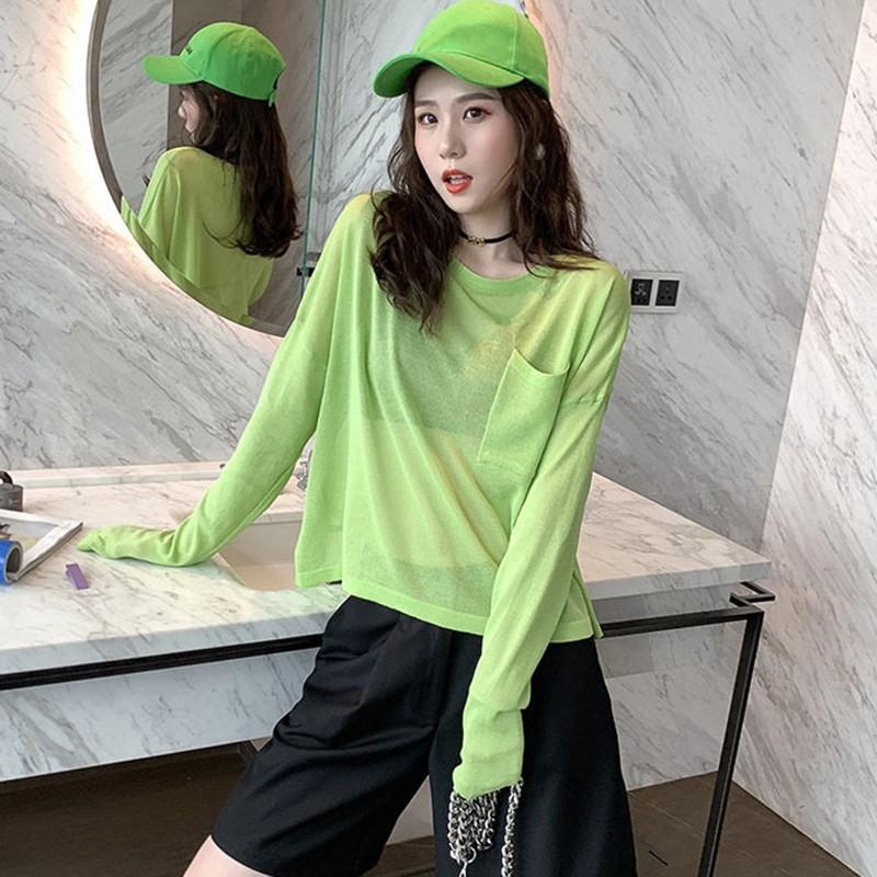 Áo Nữ Tay Dài Dáng Rộng Thời Trang Quyến Rũ