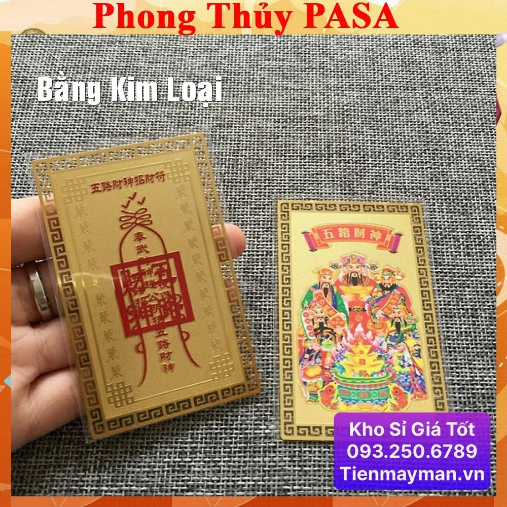 Kim Bài Ngũ Lộ Thần Tài xin lộc - Đã Khai Quang - PASA COLLECTION