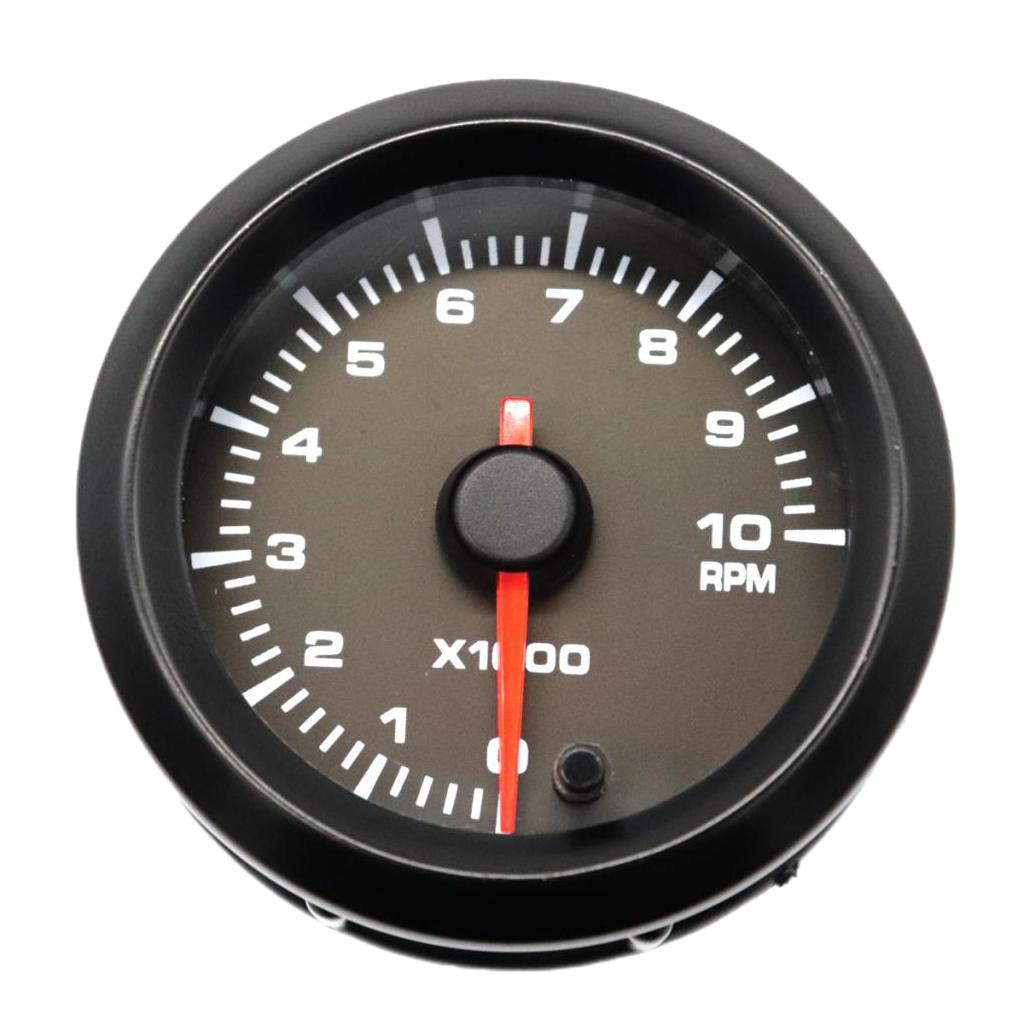 Tachometer 2″ 52mm 7 Color LED Car Pointer Tacho Gauge Meter 0~10000 RPM