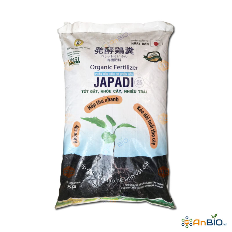 Phân Gà Viên Nở Nhật Bản JAPADI 25  Bao 25Kg