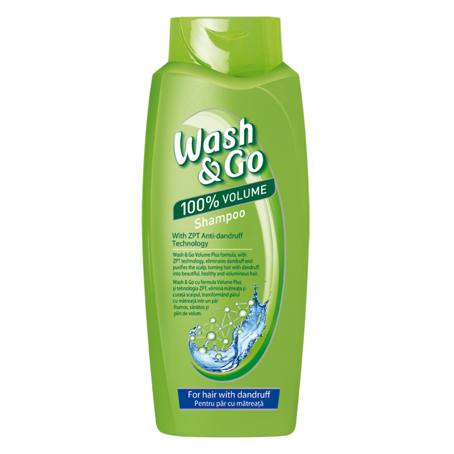 Dầu Gội Làm Dày Tóc WASH&amp;GO - Dành Cho Tóc Gàu (400ml)