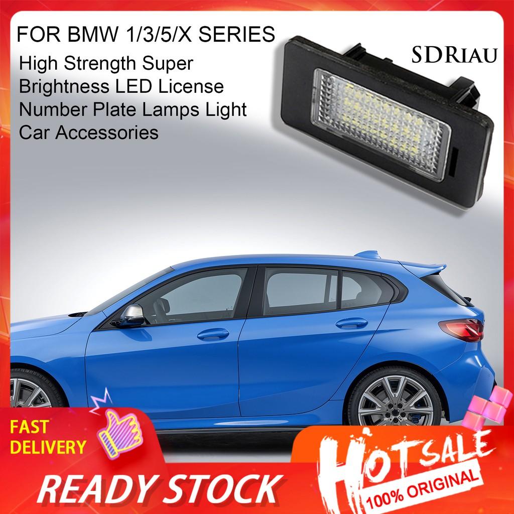 2 Đèn Led Siêu Sáng Cho Biển Số Xe Bmw 1 / 3 / 5 / X
