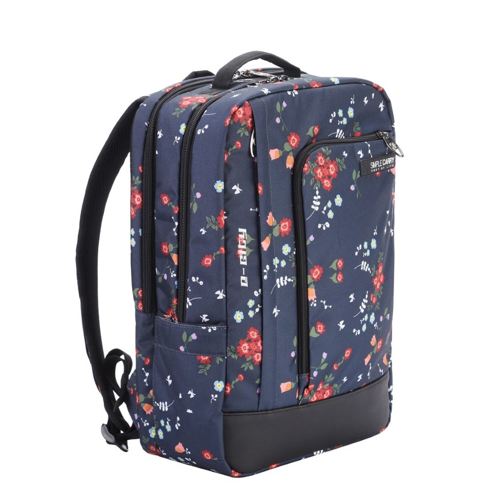 Balo laptop Simplecarry E-City 2 - Flower