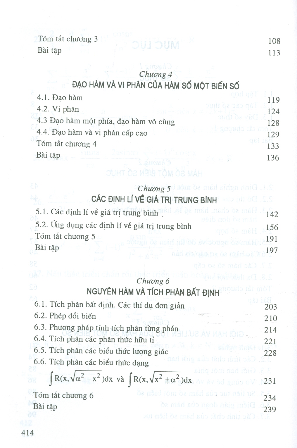 Combo Toán Cao Cấp, Tập 2: Phép Tính Giải Tích Một Biến Số