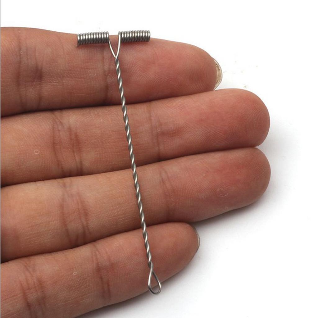 400 Pieces Rig T-Shape Balance Rig Hook Swivel String Hooks Arms Connector