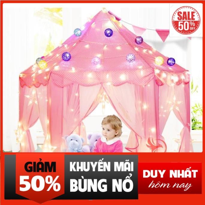 Lều ngủ công chúa - Nhà lều hình lục giác cực đẹp và dễ thương cho bé