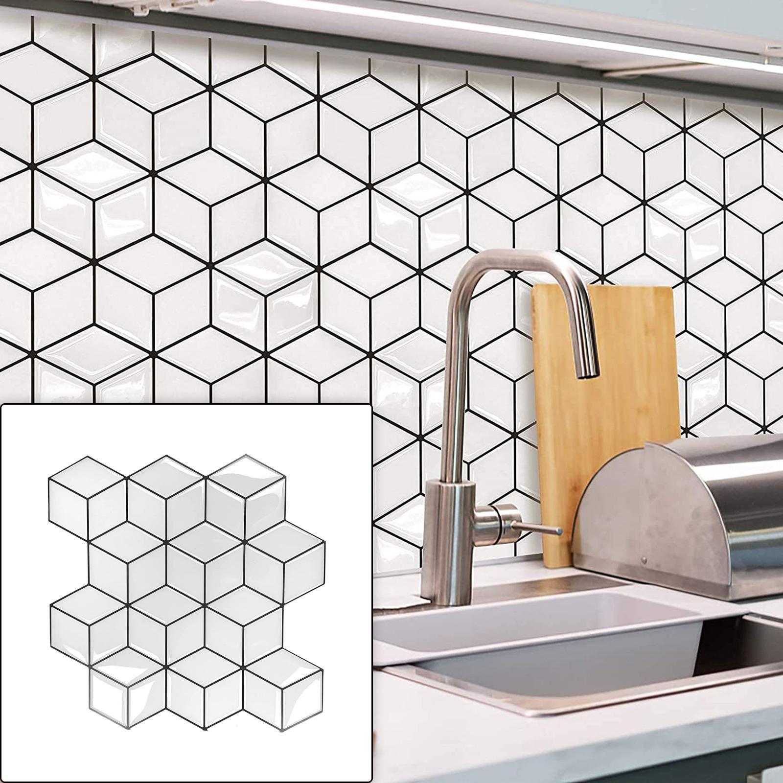 Self Adhesive Wall Sticker Waterproof Wallpaper Panel for Home Kitchen