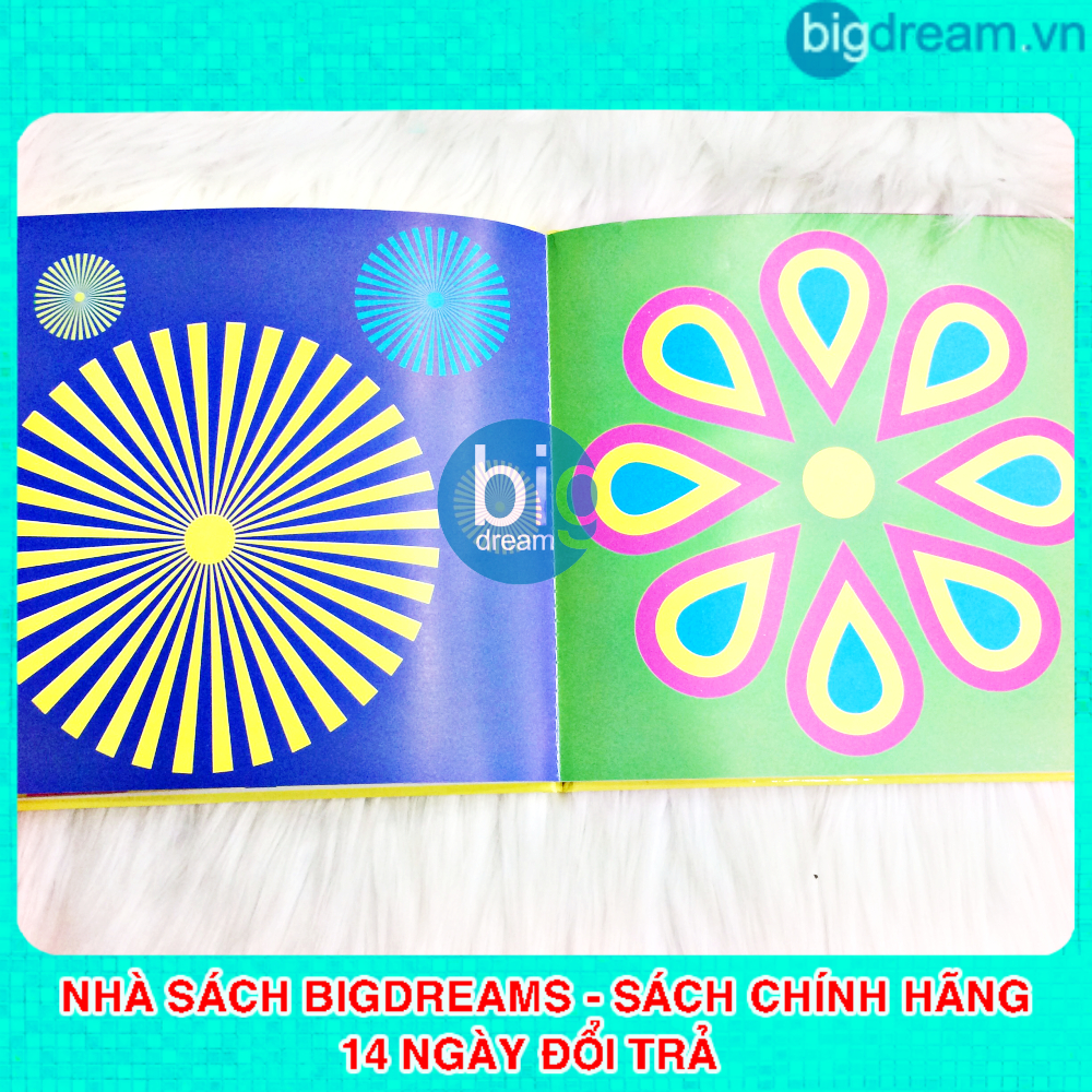 Sách Bìa cứng Kích thích thị giác cho trẻ sơ sinh Black and White - Giáo dục sớm cho bé 0-3 tuổi