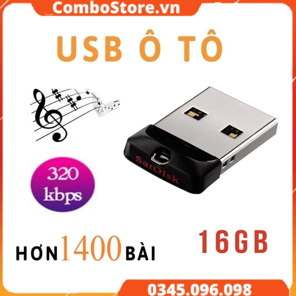 USB nghe nhạc chất lượng cao 320kps cho xe ô tô