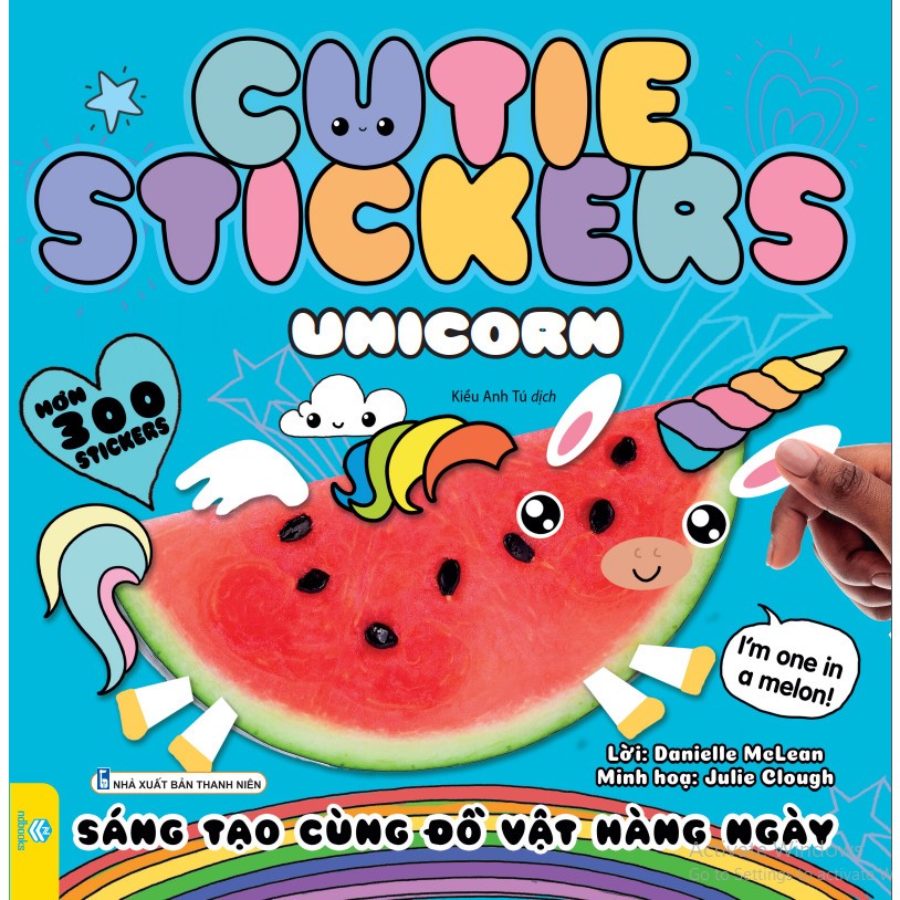 Hình ảnh Sách - Cutie Stickers - Sáng Tạo Cùng Đồ Vật Hàng Ngày (hơn 300 stickers) - ndbooks