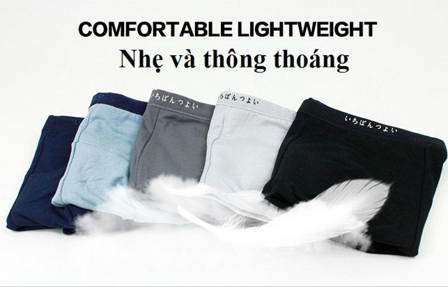 Bộ 5 Quần Lót Nam Tam Giác Xuất Nhật Chất Mát