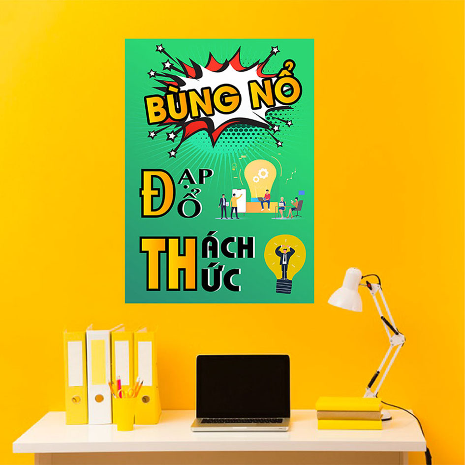 Decal trang  trí Slogan trang trí văn phòng công ty số 24