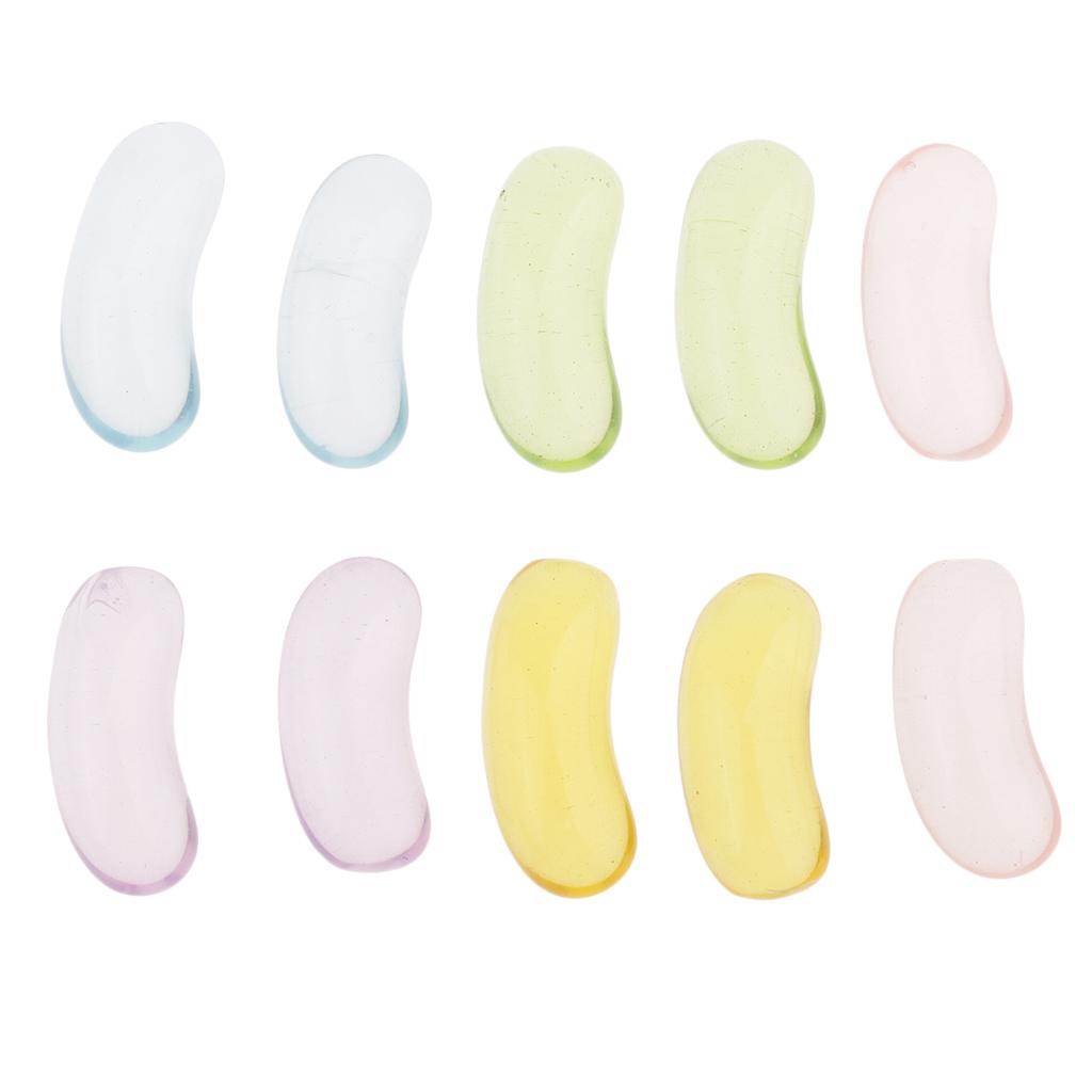 10pcs Clear Candy Resin Scrapbooking Embellishment for DIY Phone Case Decor