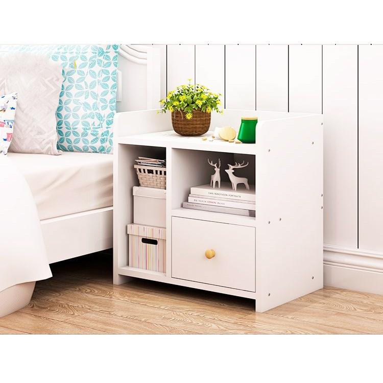 TỦ PHÒNG NGỦ ĐỂ ĐẦU GIƯỜNG 3 NGĂN CÓ TẤM CHẮN SAU LƯNG