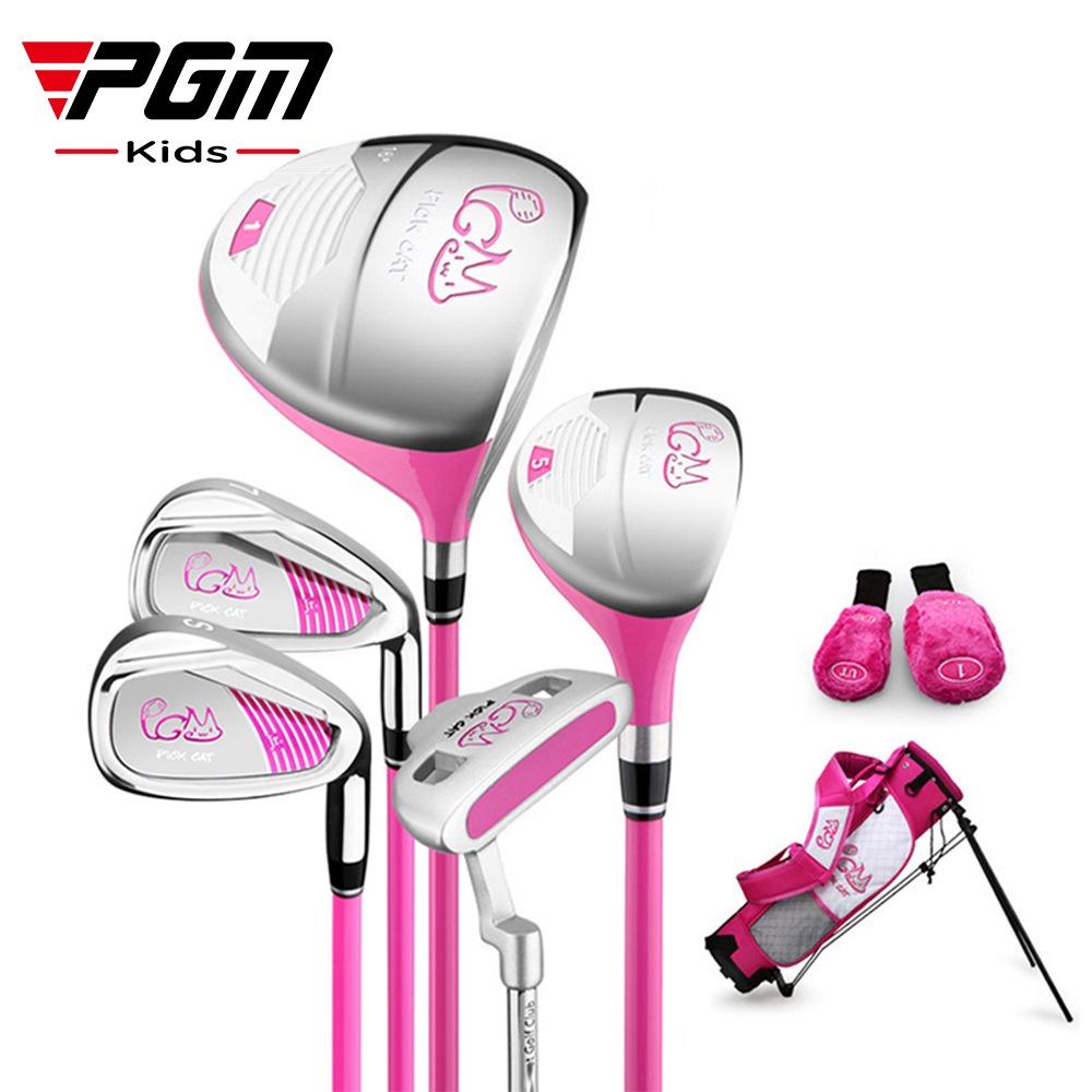 Bộ gậy golf trẻ em tập golf cho bé PGM PICK CAT Junior Golf Club full set 5 - 12 tuổi BV005