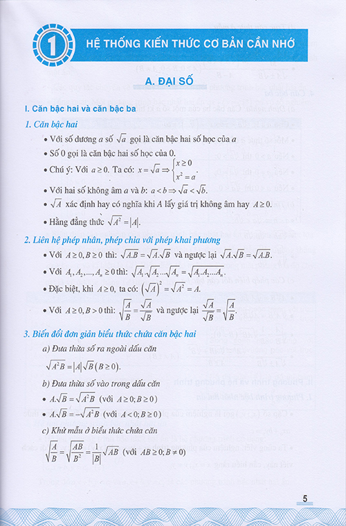 Sách - Hướng dẫn Luyện thi vào 10 môn Toán (Theo chương trình GDPT 2018)