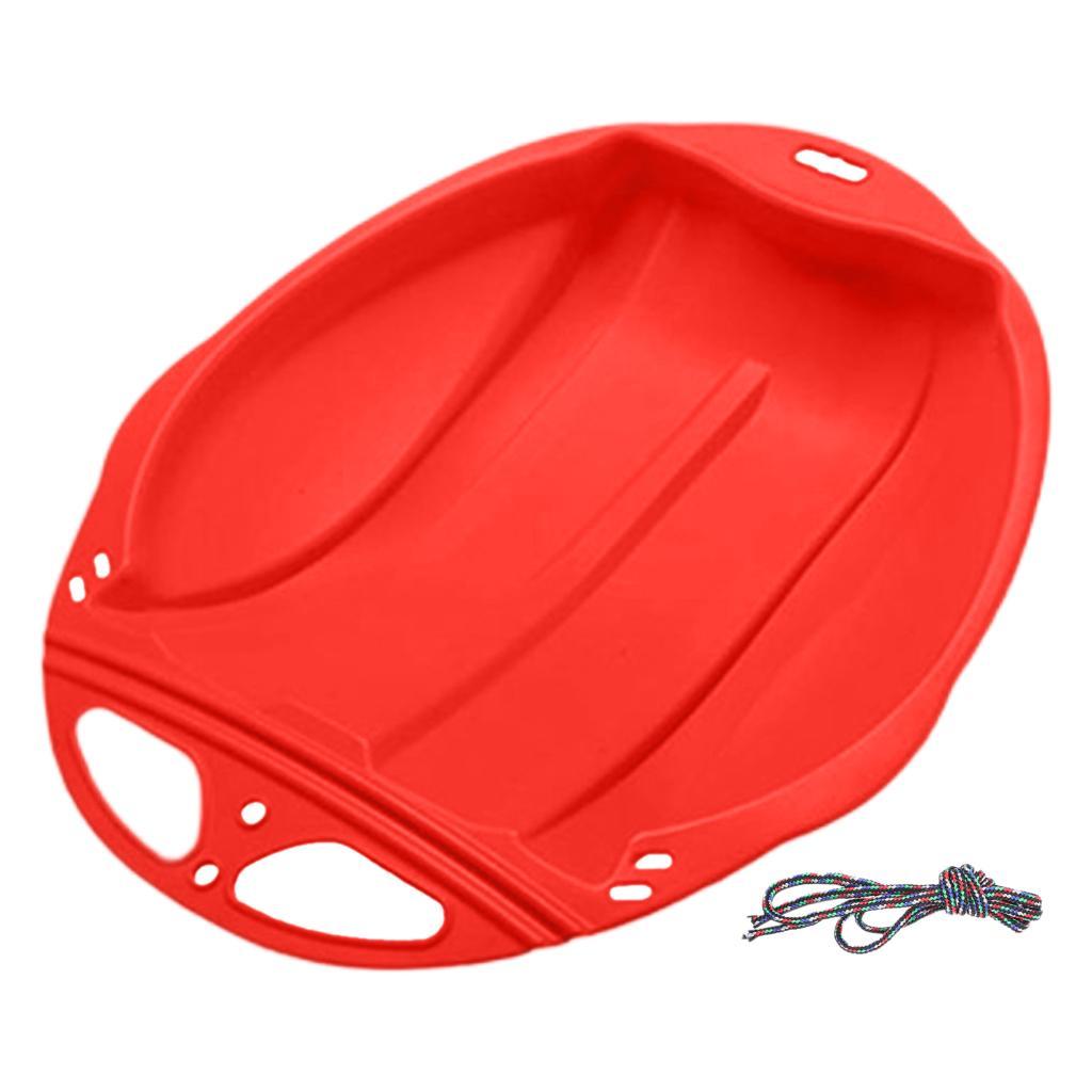 Snow Sled Sledge Skiing Toboggan Board Outdoor Luge Sports Game Kids Adult