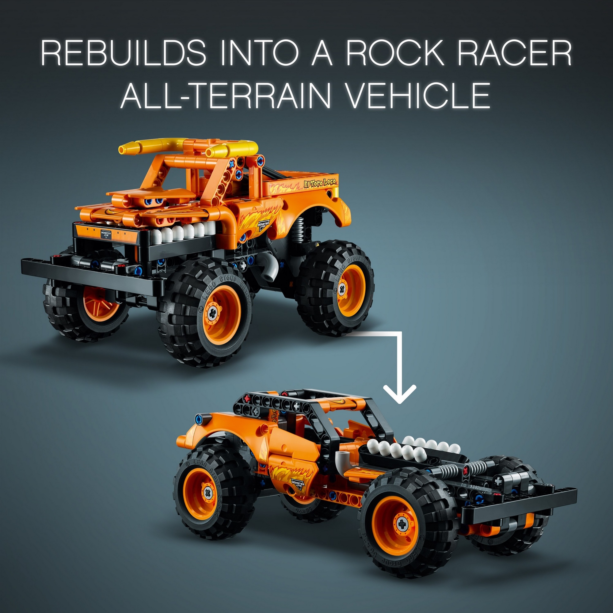 LEGO Technic 42135 Chiến Xe Monster Jam El Toro Loco (247 chi tiết)