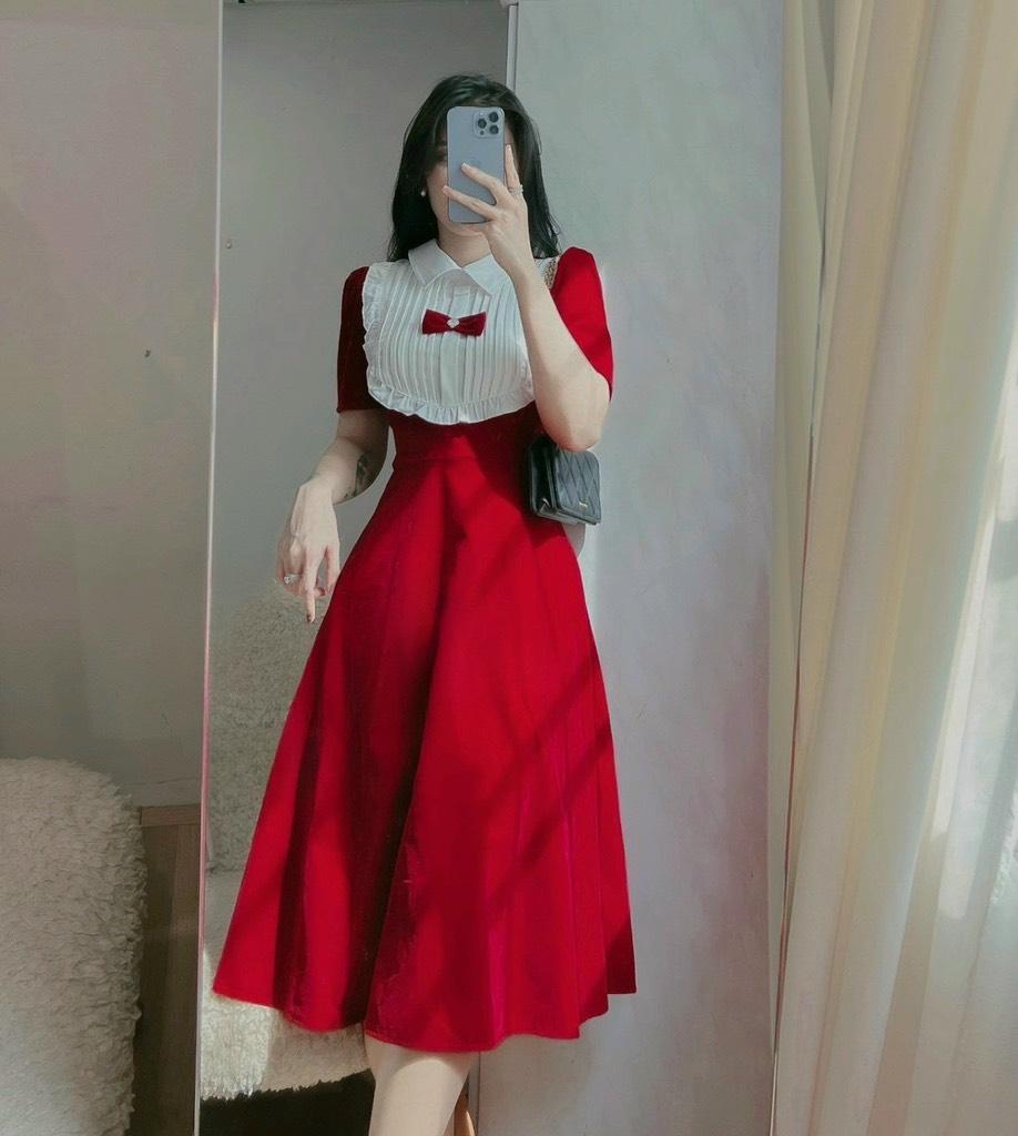 ĐẦM XÒE NHUNG PHỐI BÈO NƠ DÁNG DÀI