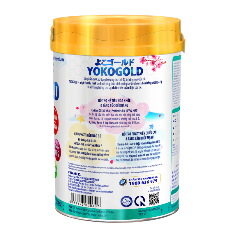 Sữa bột Vinamilk YOKOGOLD 2 850g