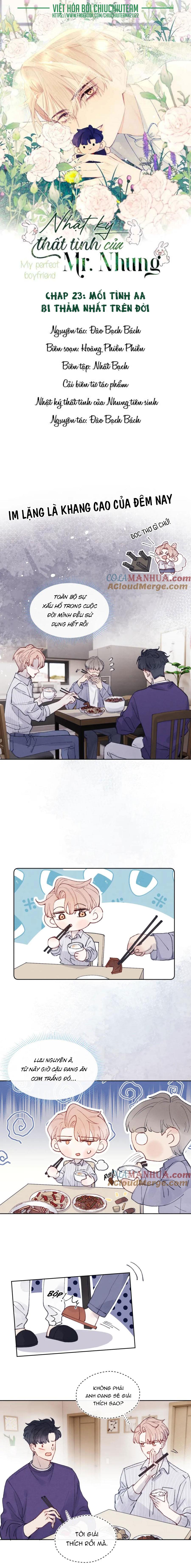 nhật ký thất tình của mr.nhung chapter 23 1
