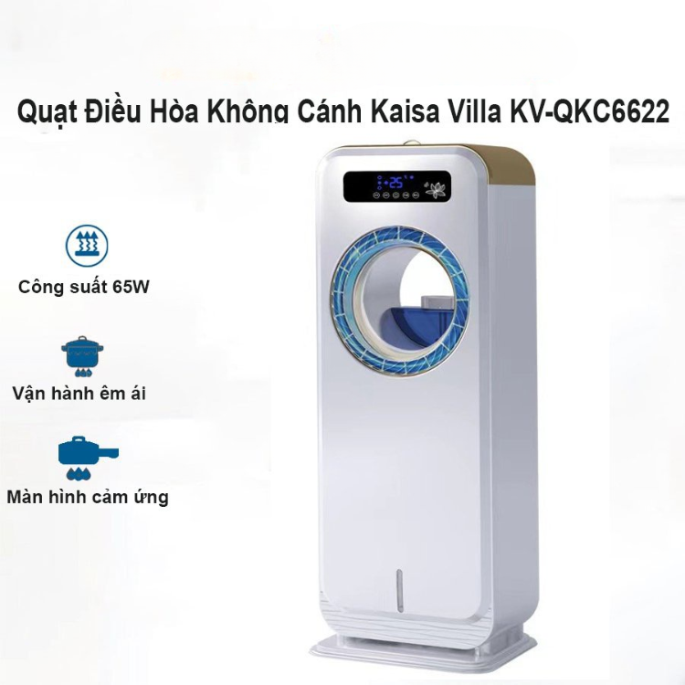 Quạt điều hoà không cánh Kaisa Villa KV-QKC6622 3 trong 1: quạt – tạo ẩm – làm mát - Hàng chính hãng
