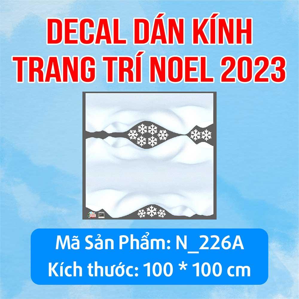DECAL TRANG TRÍ GIÁNG SINH 2023 COMBO SỐ 57