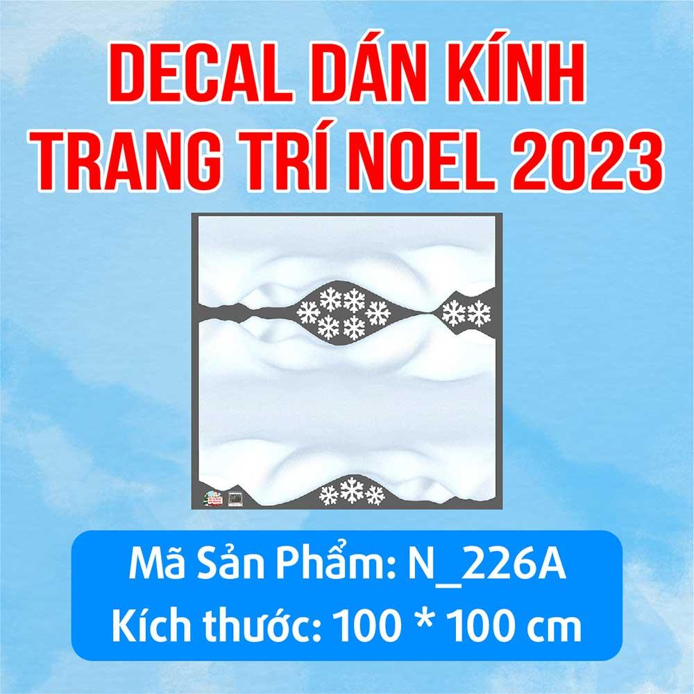 DECAL TRANG TRÍ GIÁNG SINH 2023 COMBO SỐ 26