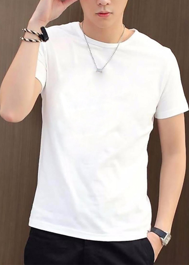 Áo Thun Nam Trắng Trơn THUNTRANG01
