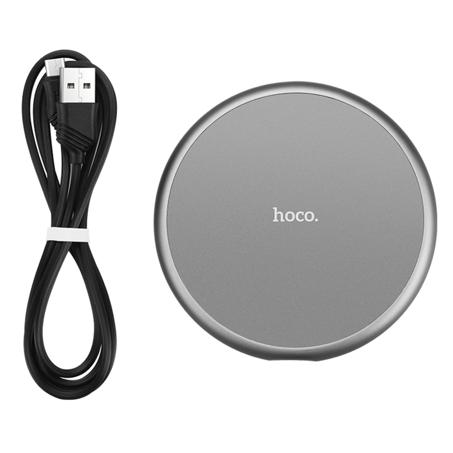 Đế Sạc Không Dây Hoco Dùng Cho Điện Thoại Smartphone Hỗ Trợ Sạc Nhanh CW3A - Hàng chính hãng