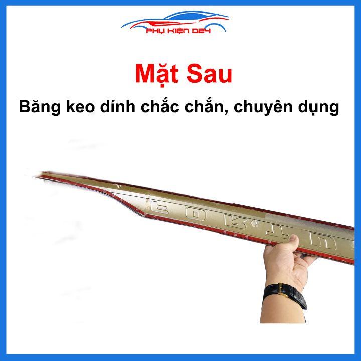 Ốp tay mở cốp mạ Crom Fortuner 2017-2018-2019-2020-2021 trang trí xe chống va đập hiệu quả