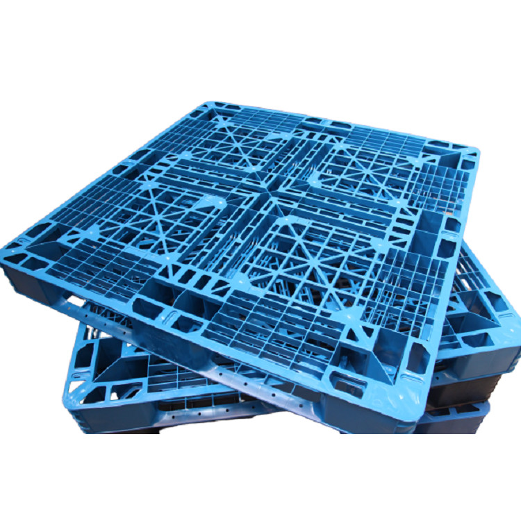 Pallet Nhựa Khôi Việt 1100x1100x120 màu xanh