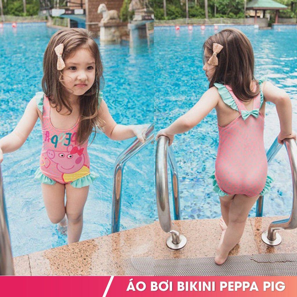 Áo bơi bikini một mảnh heo Peppa Pig cho bé gái 1-9 tuổi