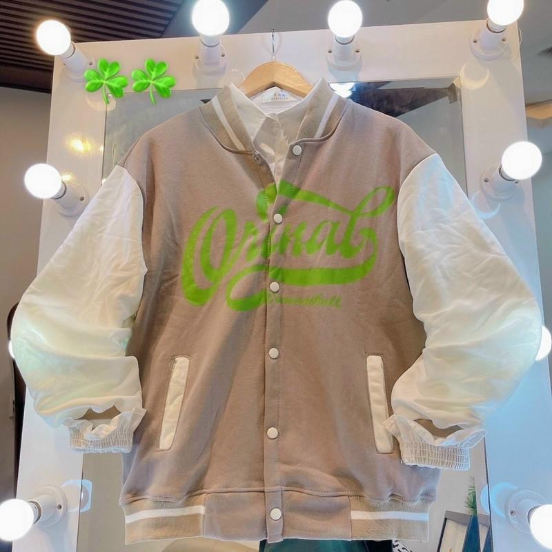 Áo khoác bomber nỉ ulzzang nam nữ