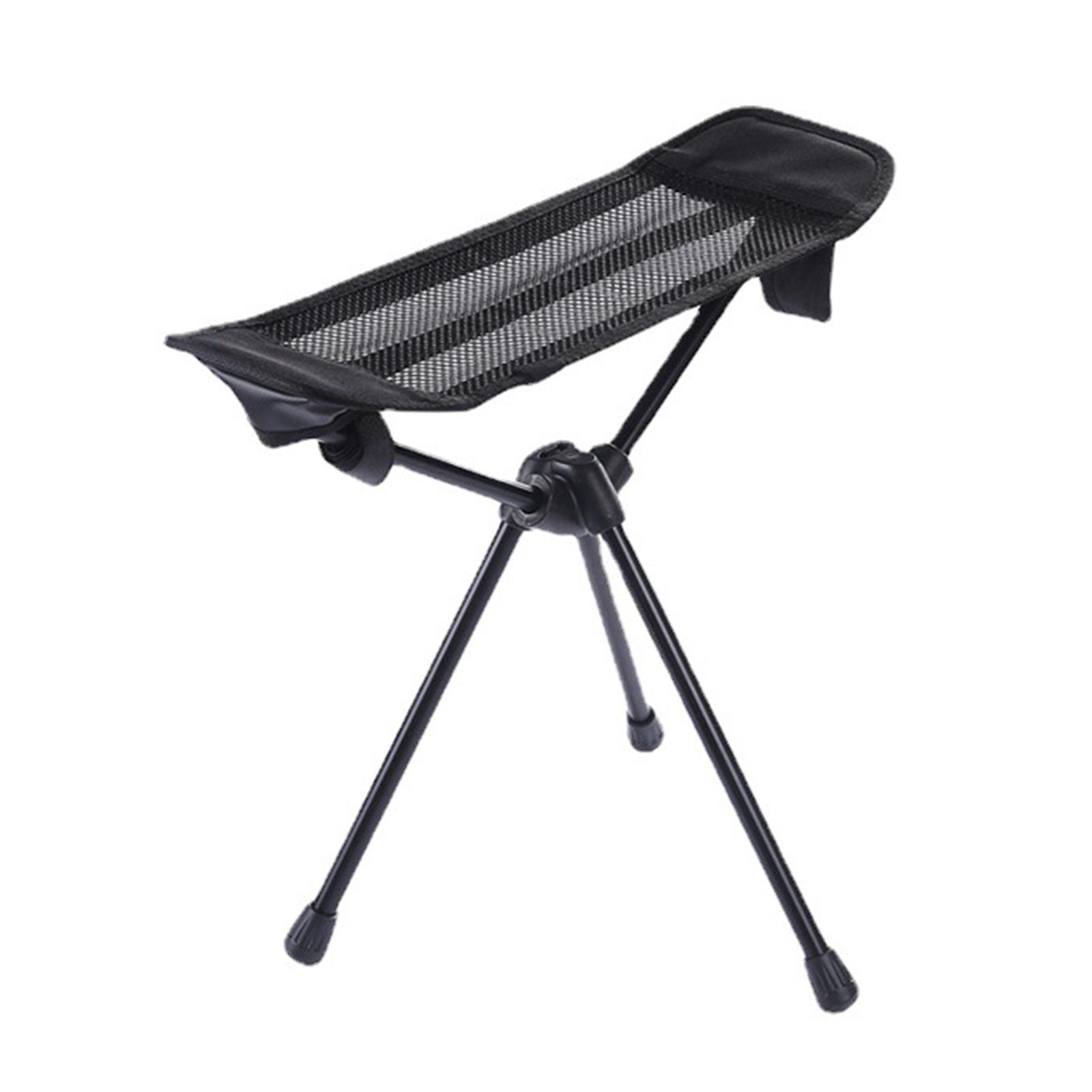 Folding Chair Footrest Portable Fishing Chair Footstool for Camping Hiking