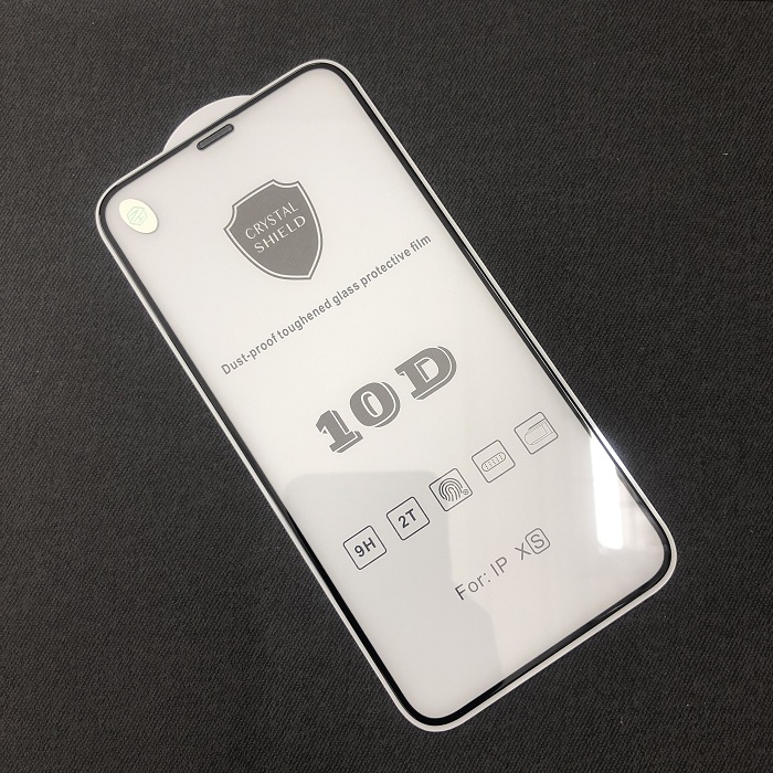 Tấm dán kính cường lực full màn hình 10D dành cho iPhone X