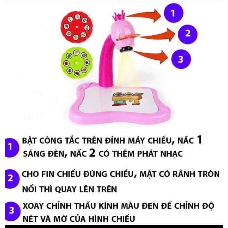 Bộ Bàn Máy Chiếu Cho Bé Tập Vẽ An Toàn, Tăng Khả Năng Tư Duy Và Mỹ Thuật, Sáng Tạo Logic