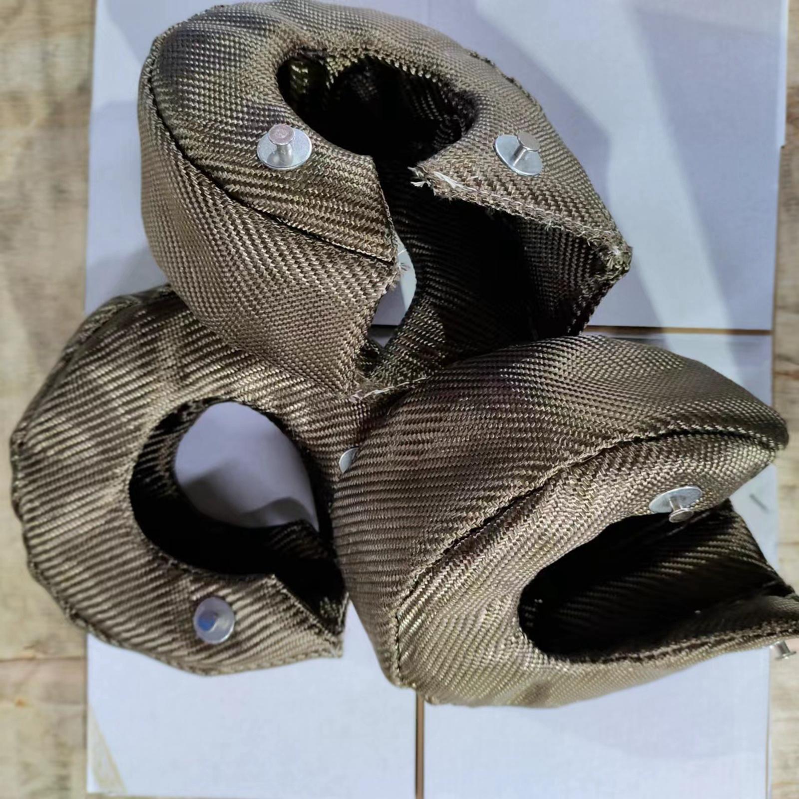 Turbocharger Heat Shield Cover for T3 High Temperature Turbo Charger Wrap with Fastener Springs Housing Turbo Blanket Cover Car Accessories